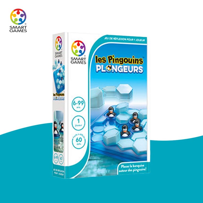 LES PINGOUINS PLONGEURS - Jeu de réflexion pour 1 joueur - SmartGames packaging