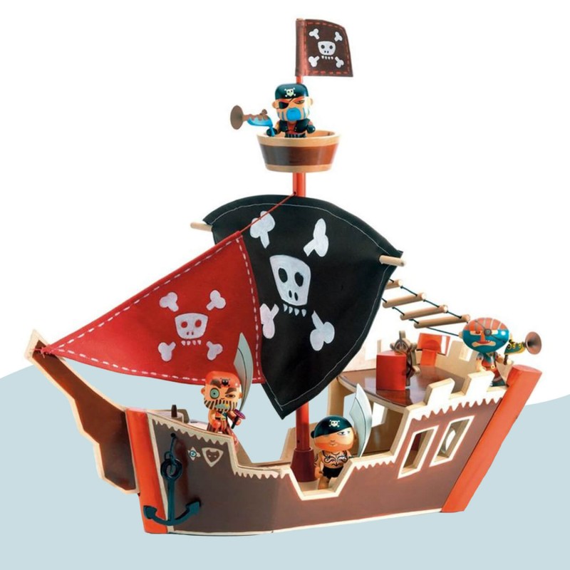 Bateau pirate Arty Toys Ze Pirat Boat Djeco
