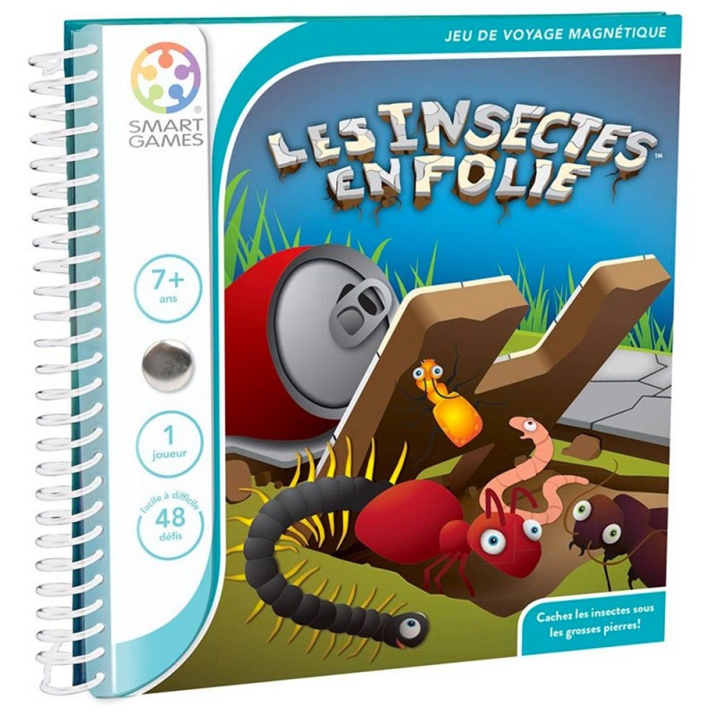Les Insectes en Folie - Jeu magnétique en format de poche pour les enfants - SmartGames - la boite