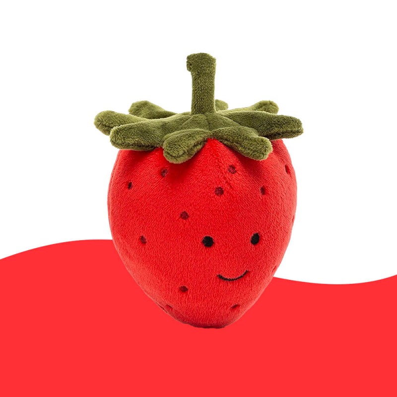Peluche Fabulous fraise Jellycat (8cm) Fabulous Fruit Strawberry