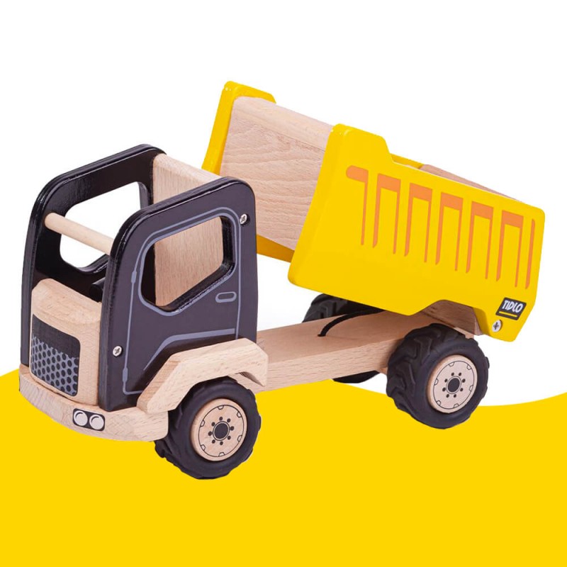 Camion à benne basculante en bois Tidlo