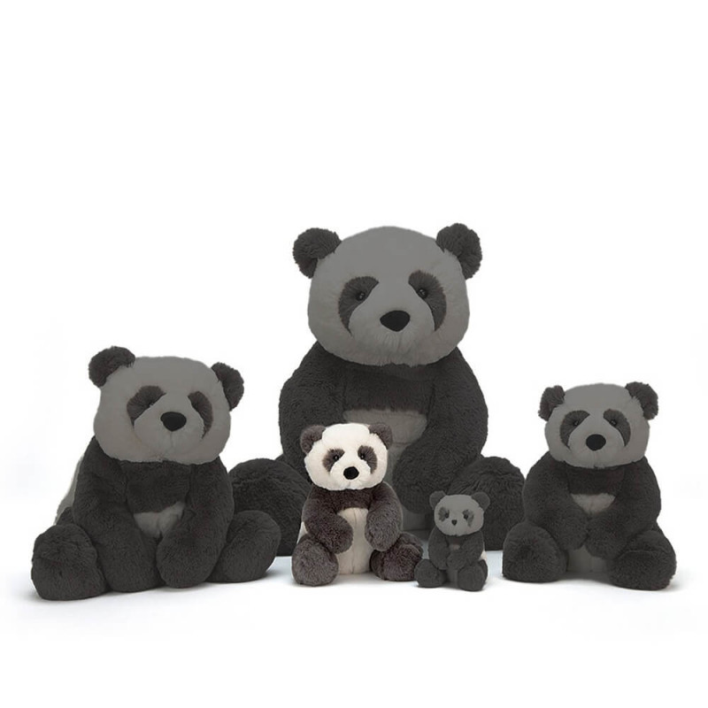 La famille peluche panda harry de Jellycat