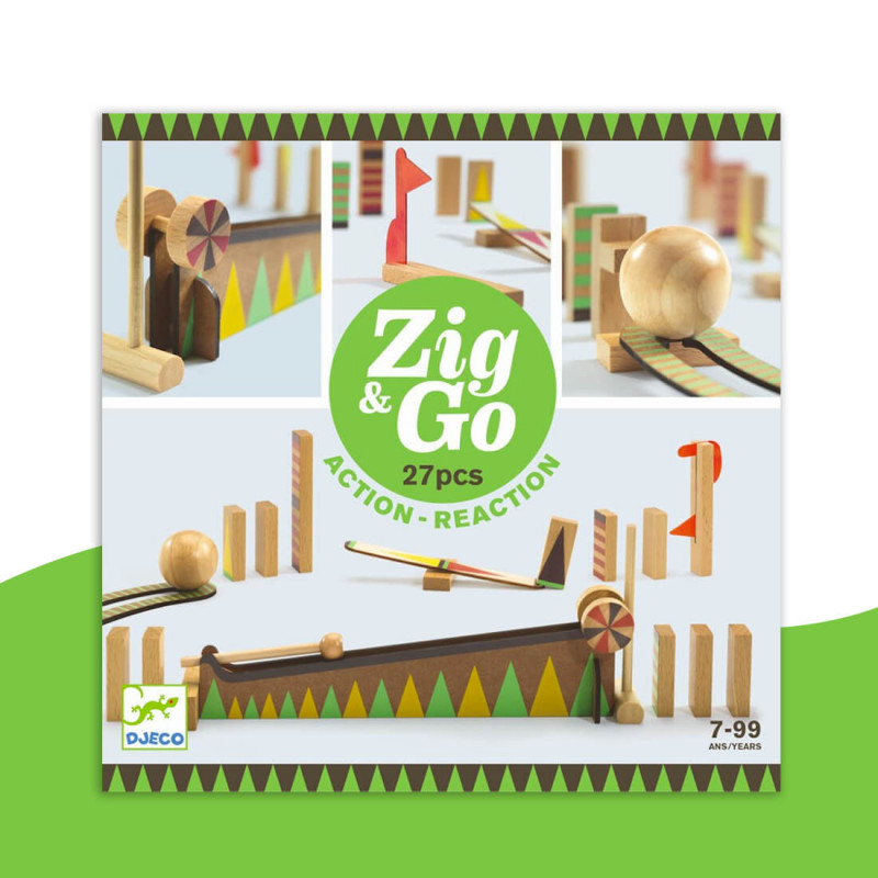 Zig & Go Vert 27 pièces Djeco