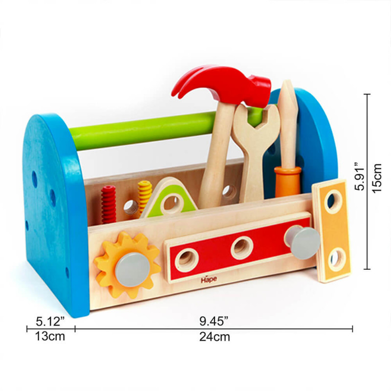Les dimensions du jouet d'éveil.