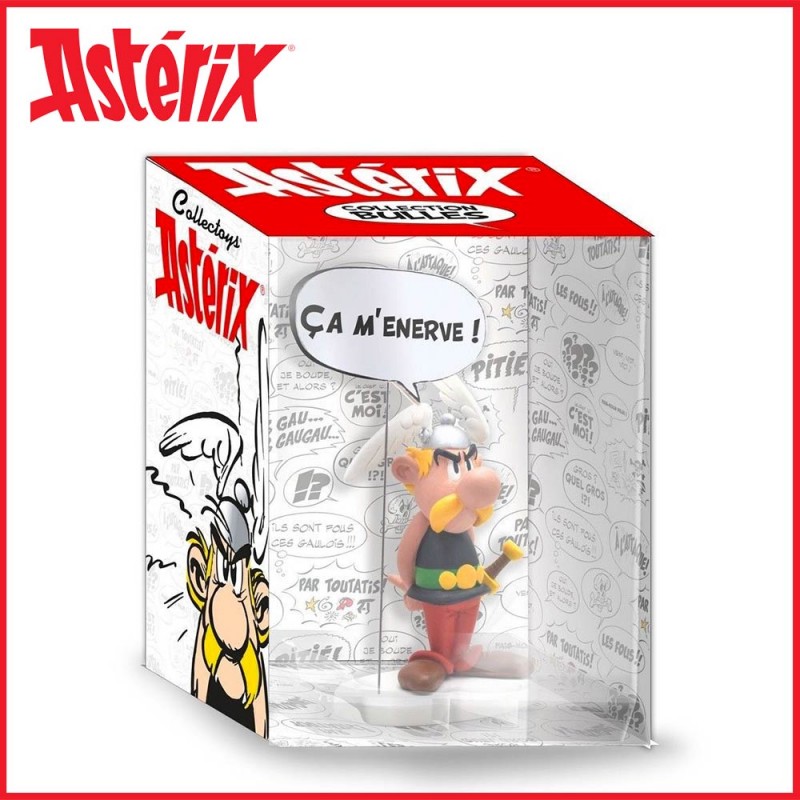 Astérix "Ça m'énerve" - Collection Bulles - Figurine en résine Astérix & Obélix - La boite