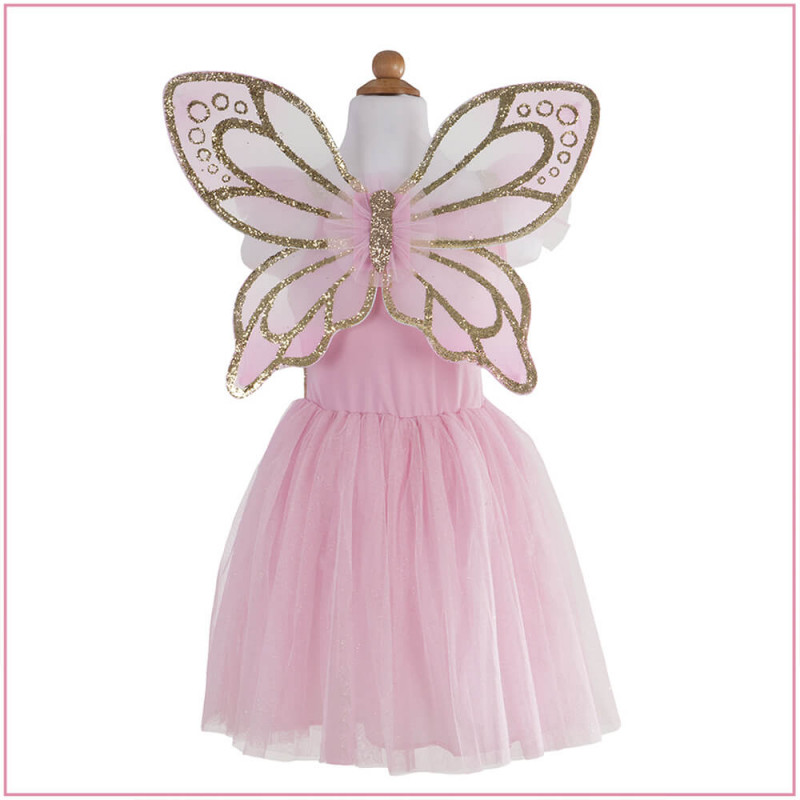 Costume fée pour les enfants avec des ailes de papillon