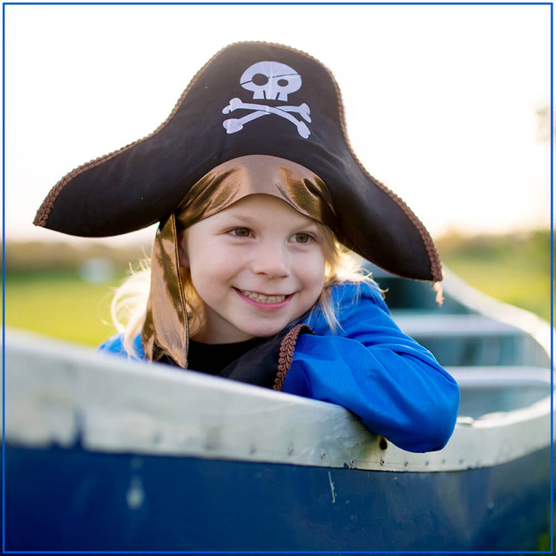 Déguisement - Pirate - 8-10 ans - Déguisements pour Enfant - Se déguiser et  se maquiller - Fêtes et anniversaires