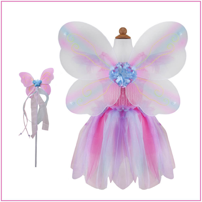 Moslate fées pour Filles, Costume Cosplay Fée Papillon