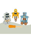 Trois robots à construire Brico'Kids Janod