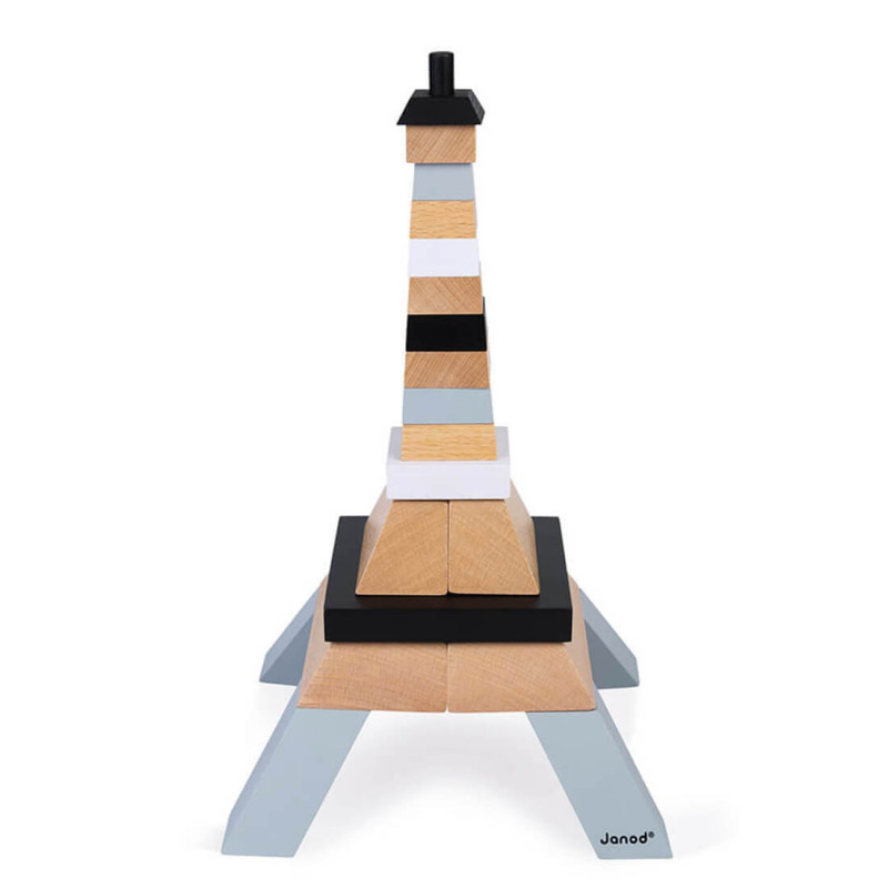 Tour Eiffel en bois à fabriquer pour les enfants