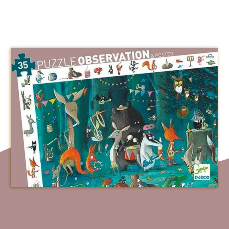 Puzzle observation orchestre Djeco (35 pcs)