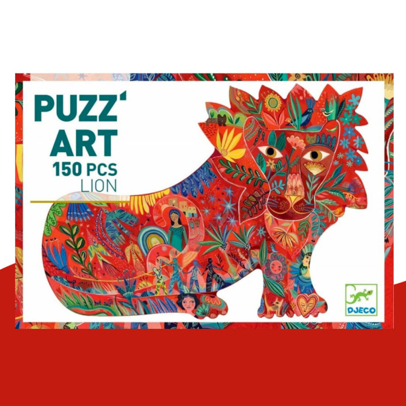 Puzzle lion Puzz'Art Djeco (150 pièces)