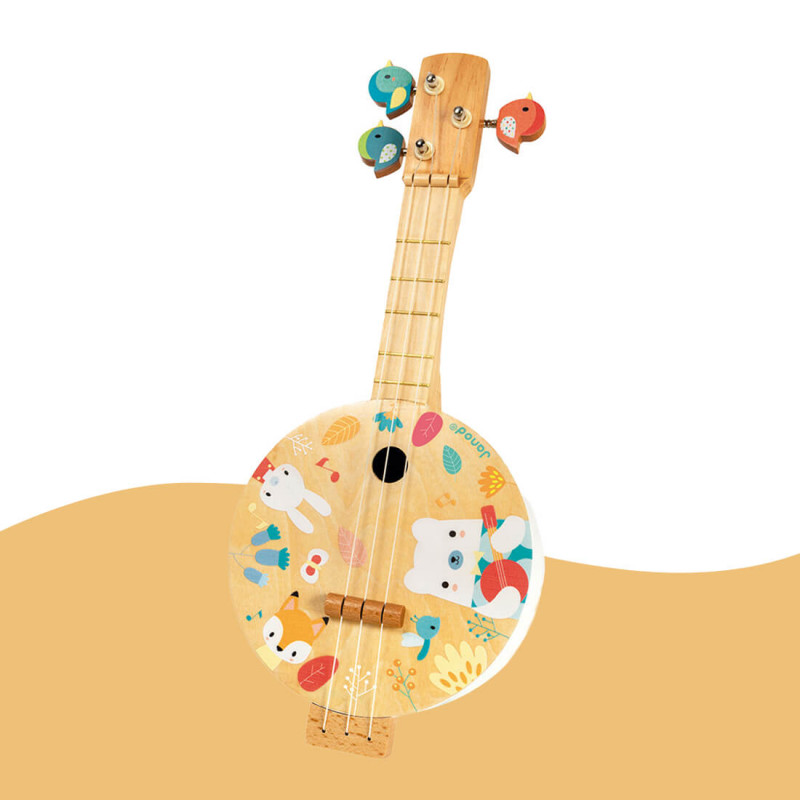 Banjo en bois Pure Instrument de musique enfant Janod