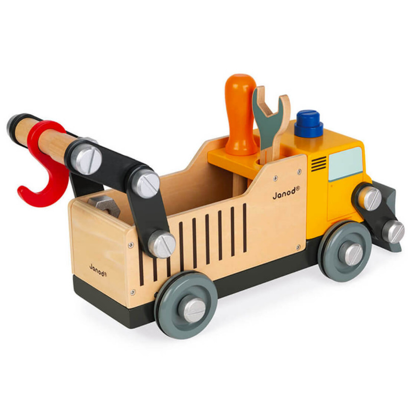 Un camion en bois FSC jouet de cosntruction