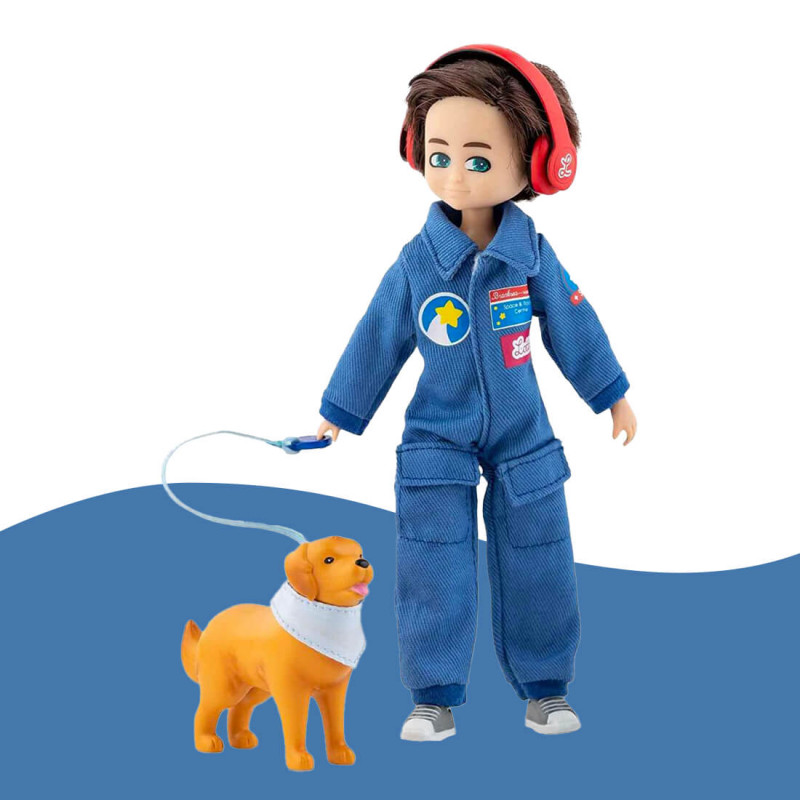 Poupée Lottie Fidèle astronaute et son chien