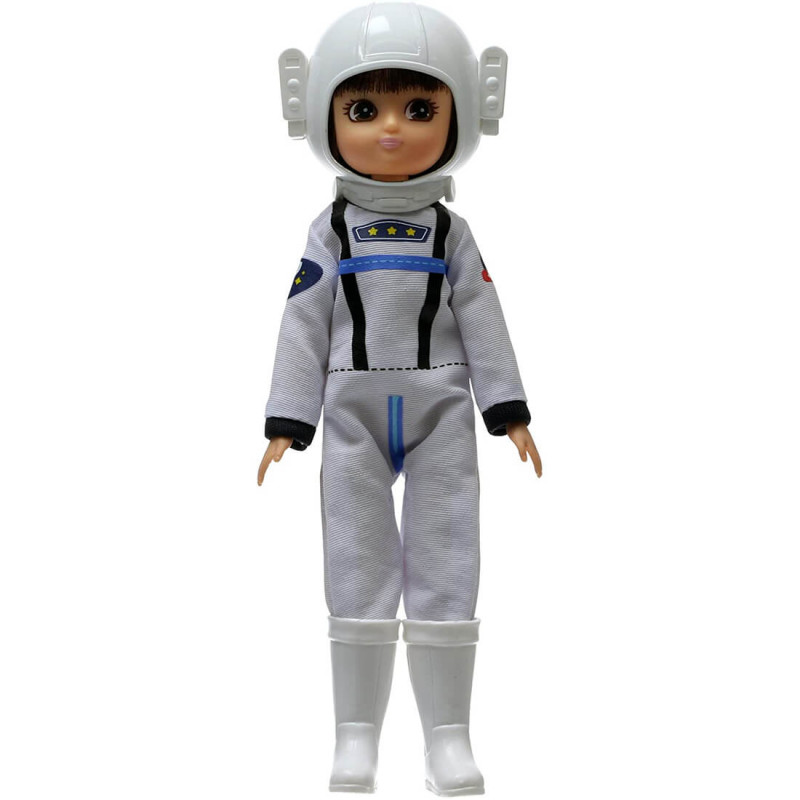 Poupée Lottie avec tenue cosmonaute.