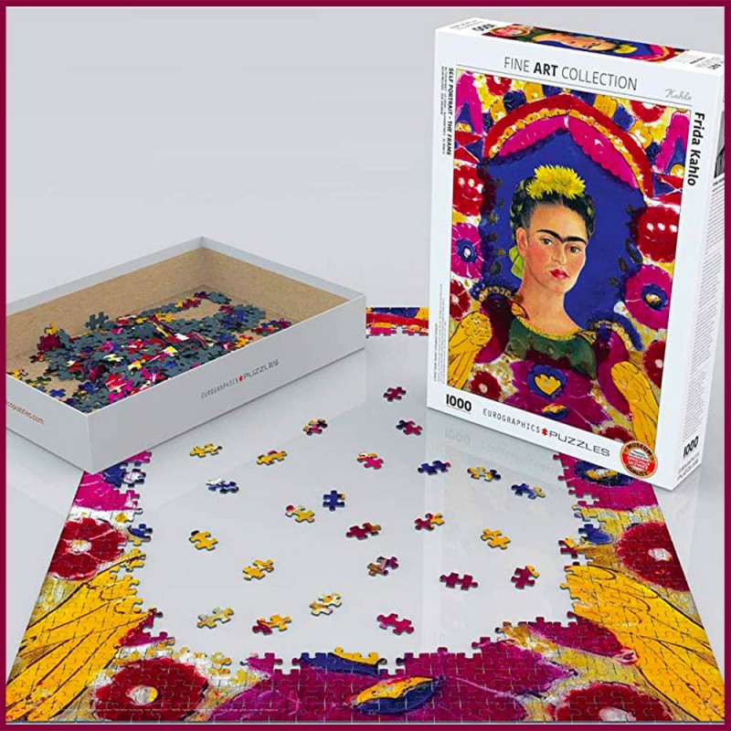Puzzle Frida Khalo de 1000 pièces - Eurographics Mise en scène