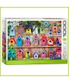 Puzzle Home Tweet Home - Les cabanes à oiseaux - 1000 pièces - Eurographics