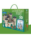 Le Château fort en 3D maquette & livre enfant Sassi Junior