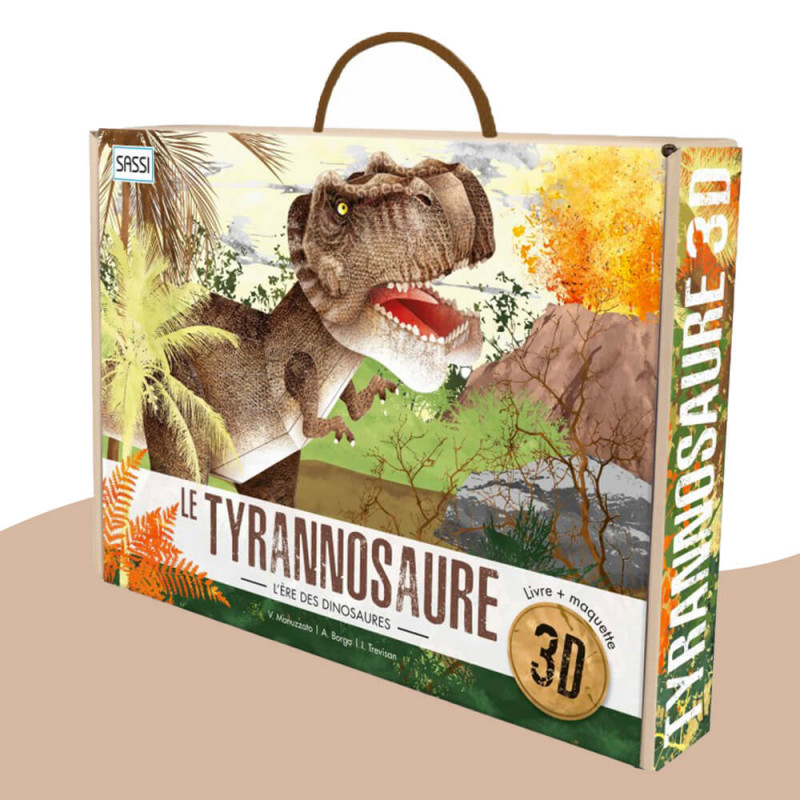 Livre et maquette 3D Tyrannosaure Sassi Junior
