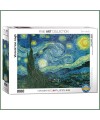 Puzzle Van Gogh - Nuit Étoilée - 1000 Pièces - Eurographics