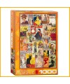 Puzzle Anciennes Affiches de Théâtre et d'Opéra - 1000 pièces - Eurographics