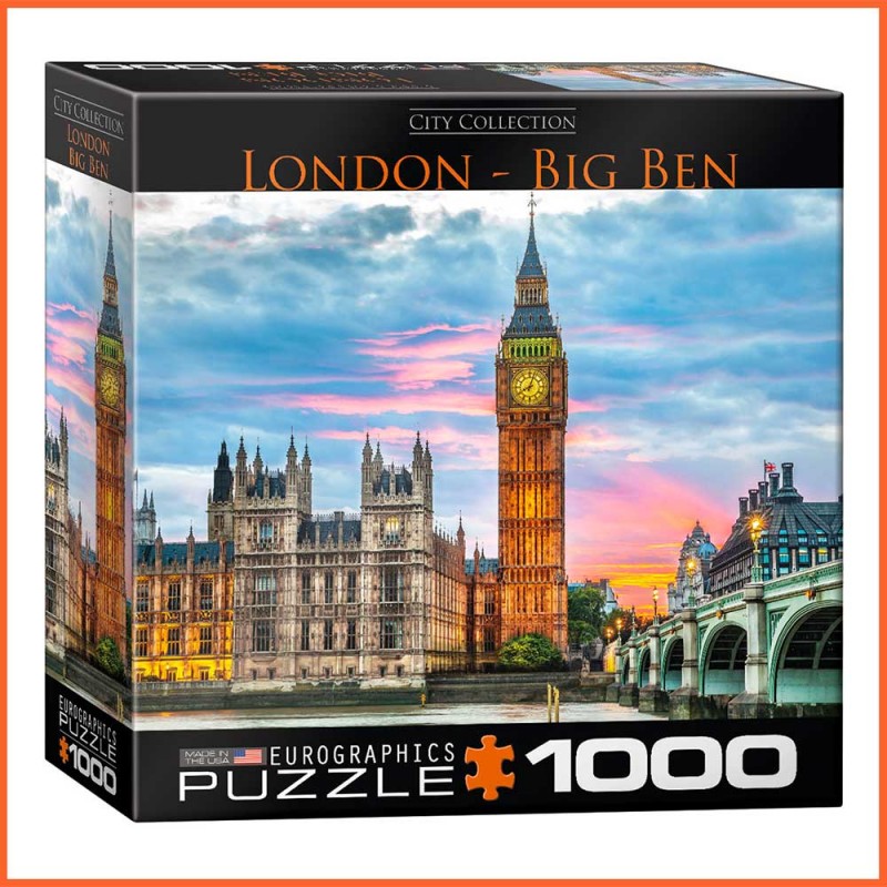Puzzle Big Ben Londres - 1000 pièces - EuroGraphics