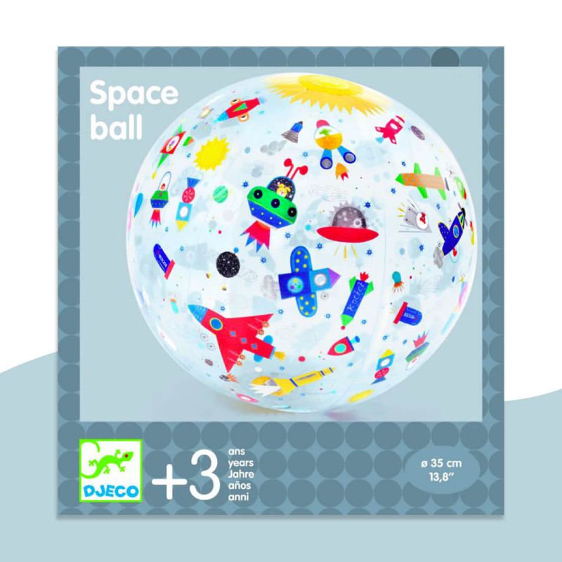 Ballon gonflable espace Space ball Djeco