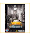 Puzzle Taxi Jaune New York - Yellow Cab - 1000 pièces - EuroGraphics