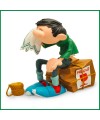 Gaston sur une caisse fragile - Figurine en résine de Collectoys