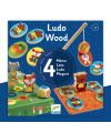 Coffret 4 jeux éducatifs en bois Ludo Wood Djeco (dès 2 ans)