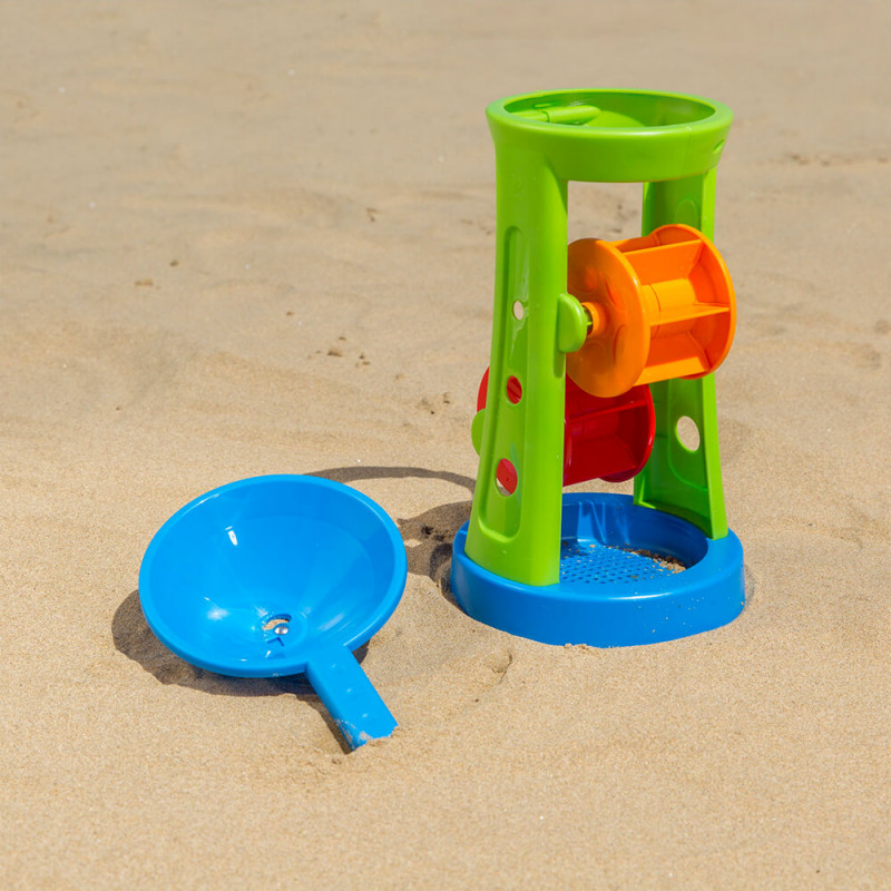 Moulin à sable et à eau pour les enfants de Hape à la plage