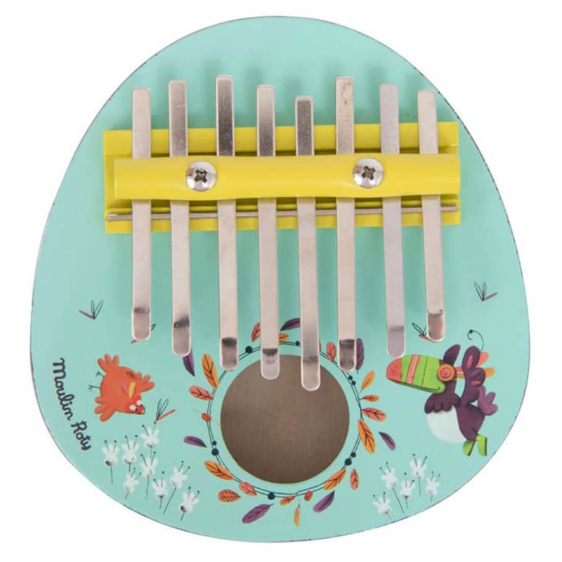 Instrument de musique enfant kalimba moulin roty