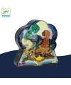 Puzzle Aladin pour les enfants de 24 pièces by Djeco - Boite décorative de rangement