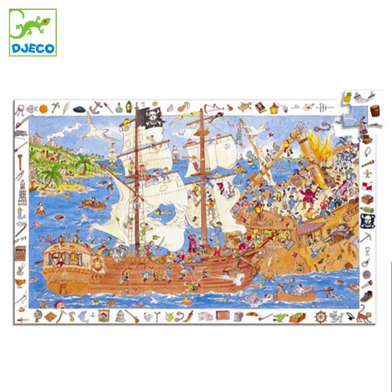 Puzzle Les Pirates 100 pièces by Djeco