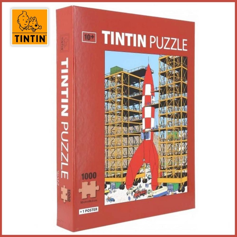 Puzzle Décollage Fusée Lunaire - Moulinsart Tintin Puzzle 1000 pièces