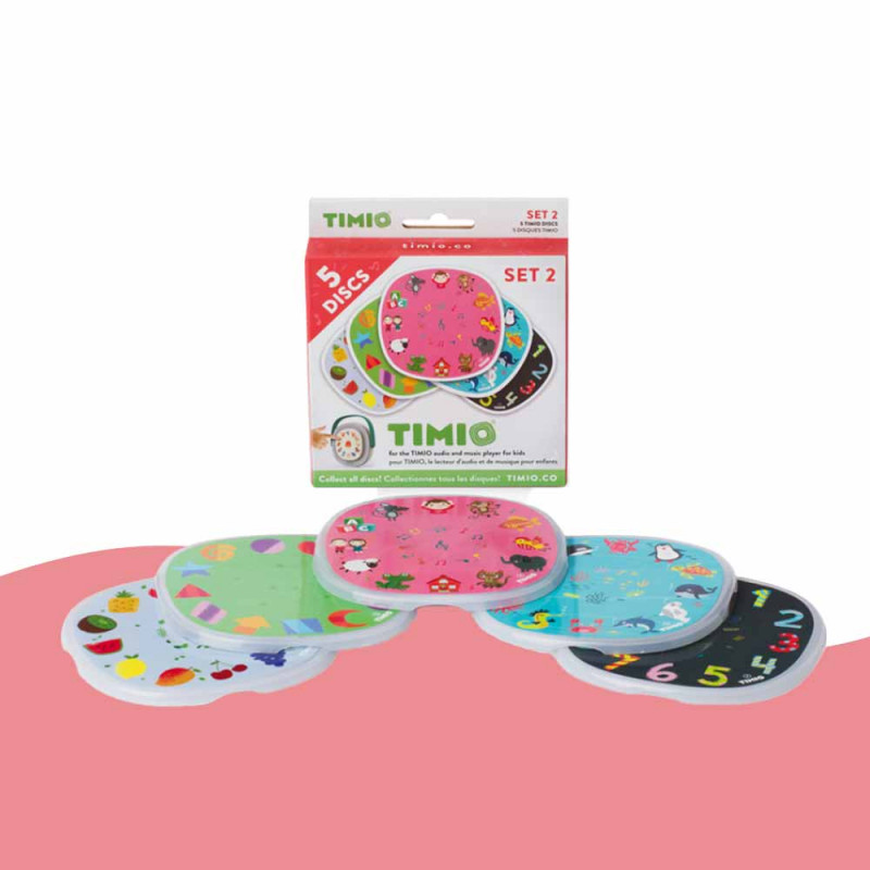 TIMIO Deuxième set de 5 disques audio
