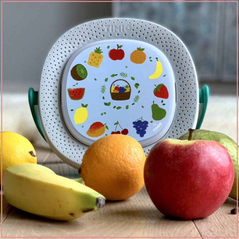 TIMIO disque magnétique set 2 thème fruits