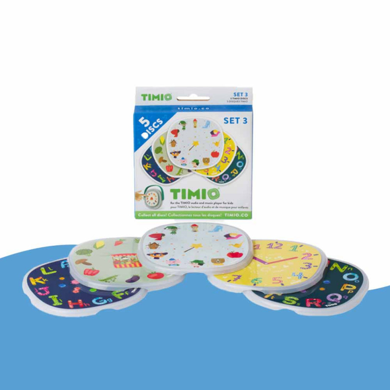 TIMIO Troisième set de 5 disques audio