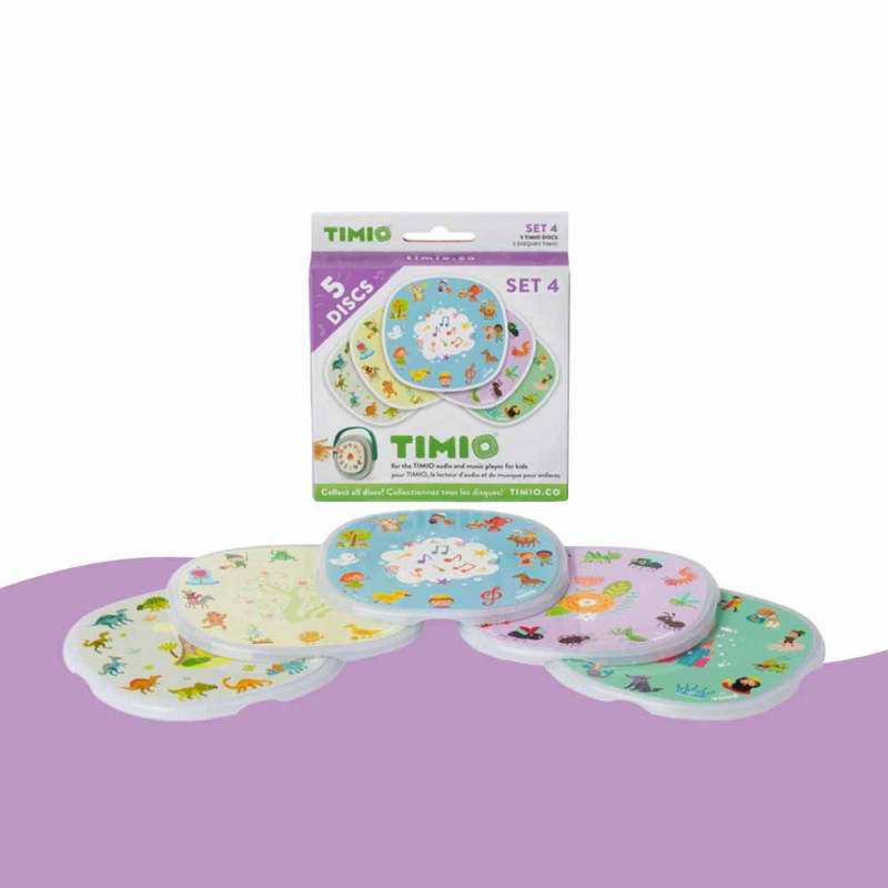TIMIO Quatrième set de 5 disques audio