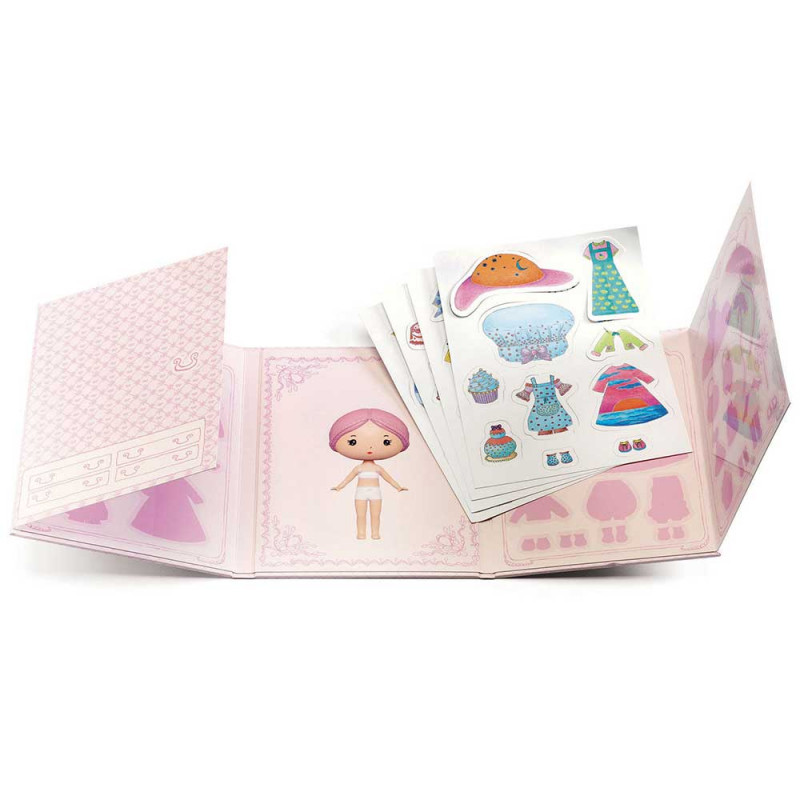 Carnet autocollants repositionnables Lilypink Tinyly Djeco