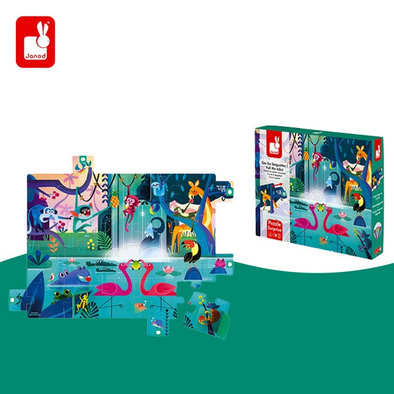 Puzzle géant ludique de 20 pièces pour les enfants by Janod