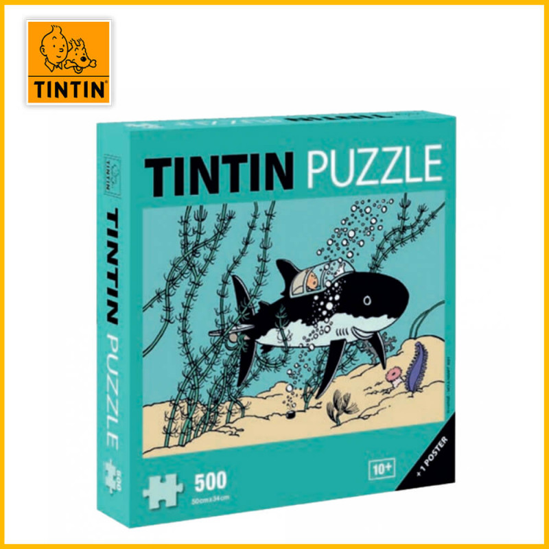 Puzzle Tintin Le Sous-marin Requin Moulinsart 500 pièces (2021)