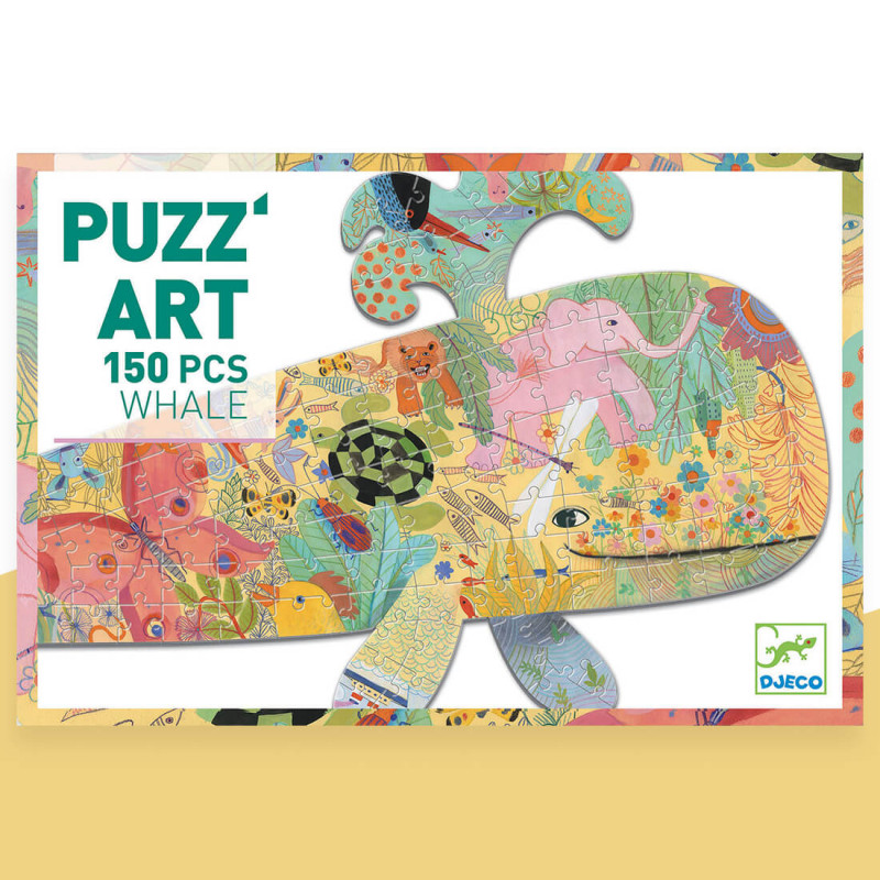 Puzzle whale baleine Puzz'Art de Djeco