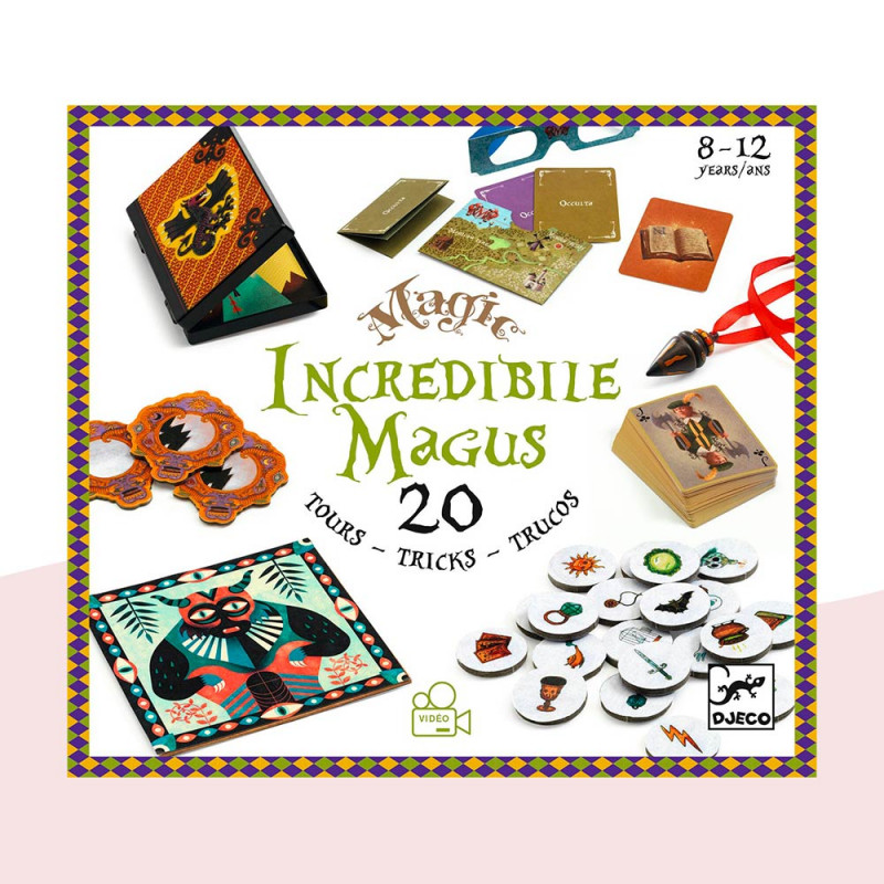 Coffret 20 Tours de Magie Incredible Magus dès 8 ans Djeco
