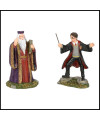 Statuette Harry Potter et Dumbledore en résine