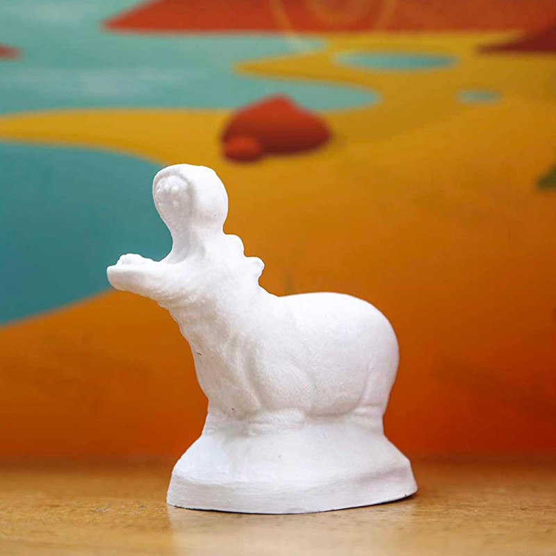Exemple Figurine Hippopotame à mouler Mako Moulages