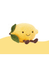 Petite peluche citron jaune Jellycat