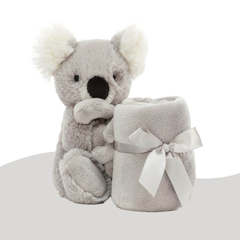 Doudou couverture koala Snugglet de Jellycat